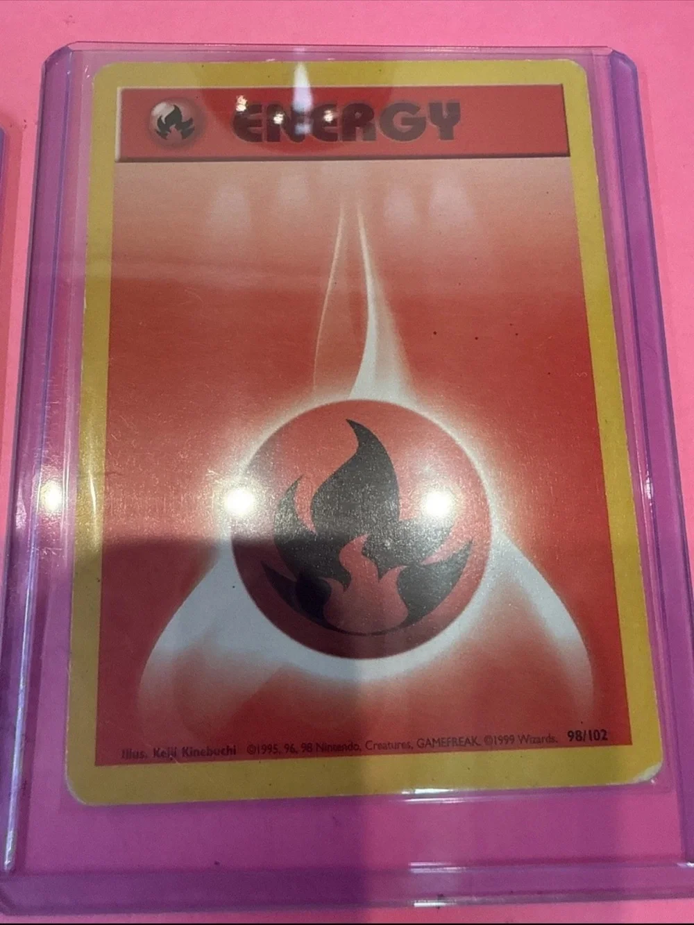 Fire Energy 098/102 Base Set Regular set of 2